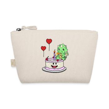 Dragon Birthday Birthday Cake Sweets - Organic Pouch - nature - Front