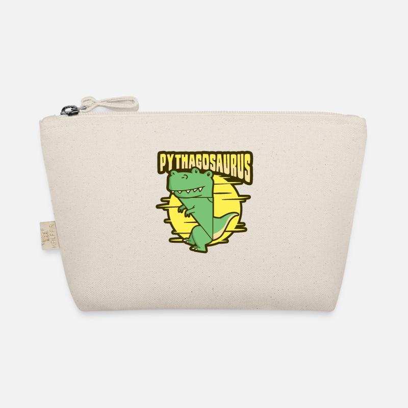 Dinosaur Math Pythagoras Mathematician Organic Pouch