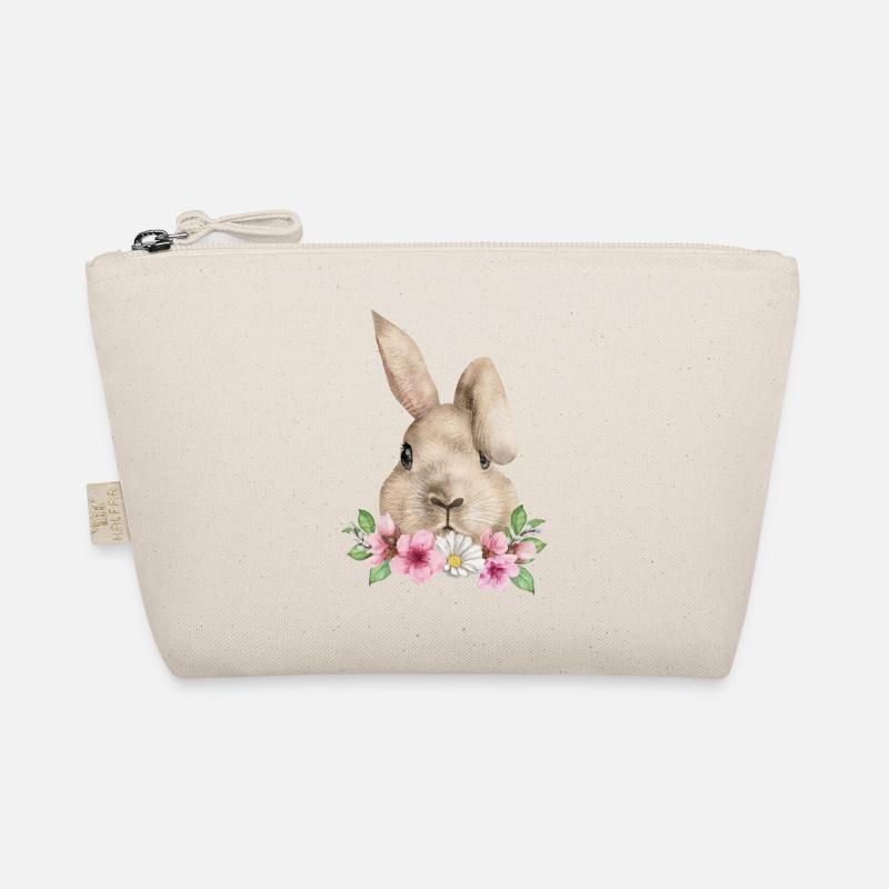 Rabbit Floppy Ear Easter Rabbit Mom Organic Pouch