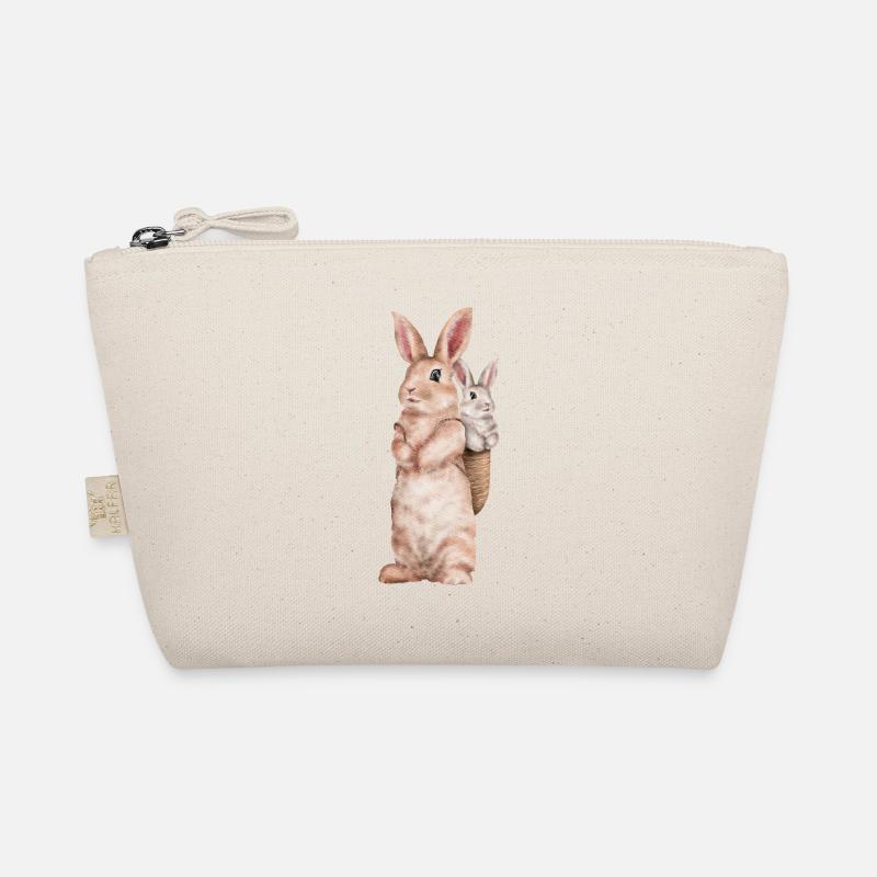 Rabbit Floppy Ear Easter Rabbit Mom Organic Pouch