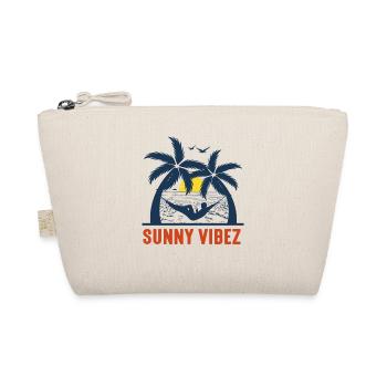 Sunny Vibez - Palm Beach - Bio-Täschchen - Natur - Vorne