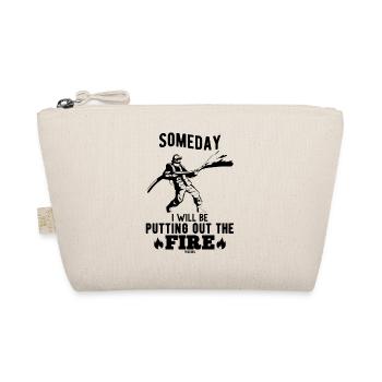 Fire Firefighter Fire Extinguisher Child - Organic Pouch - nature - Front