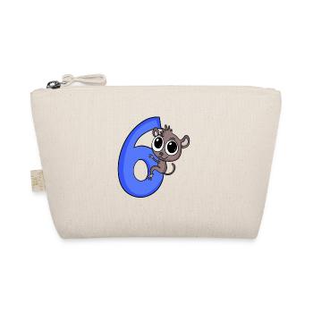 6 ans - 6ème anniversaire - motif lémuriens gobelins - Trousse biologique - nature - Devant