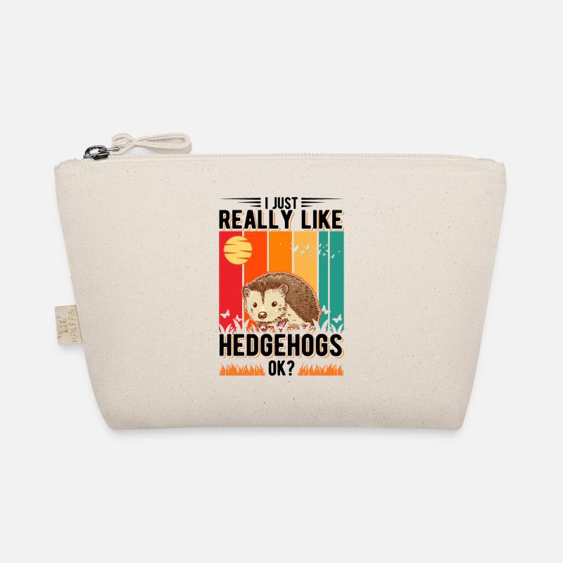 I just really like Hedgehogs Igel Stacheligel Bio-Täschchen