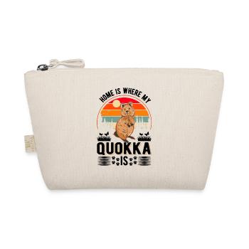 Home is where my Quokka is Kurzschwanzkänguru - Bio-Täschchen - Natur - Vorne