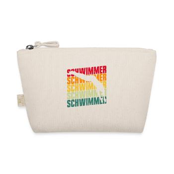 Schwimmen Wassersport Brustschwimmen im Schwimmbad - Bio-Täschchen - Natur - Vorne