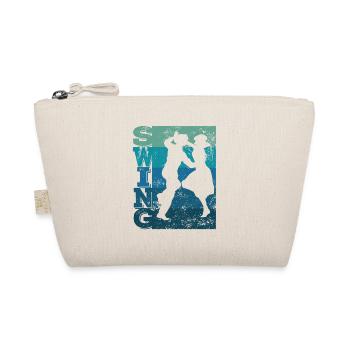 Boogie Woogie Swing Dancing Retro Colors Vintage - Organic Pouch - nature - Front