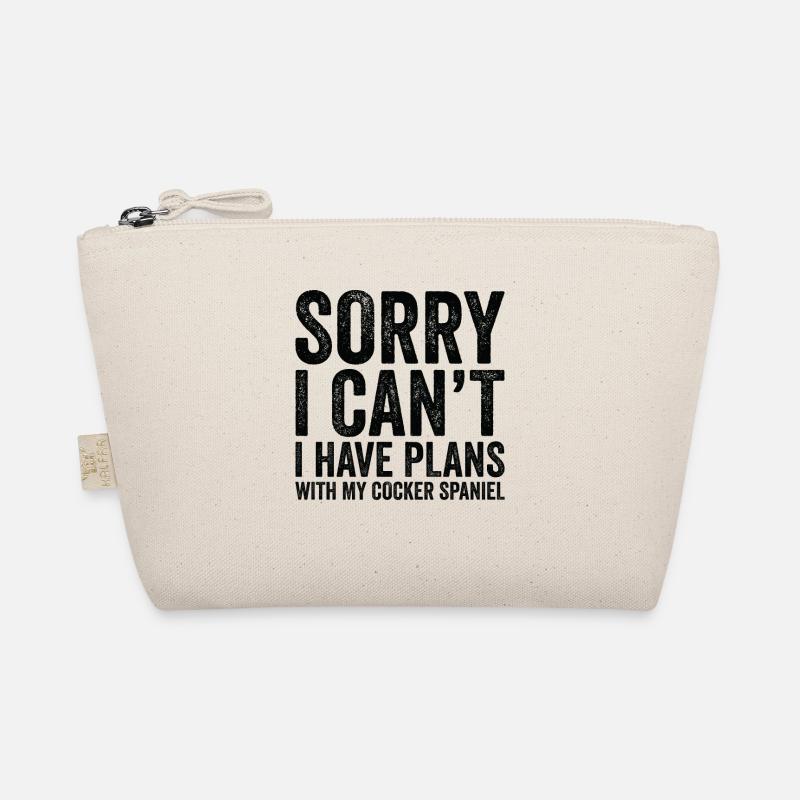 I Have Plans With My Cocker Spaniel Organic Pouch