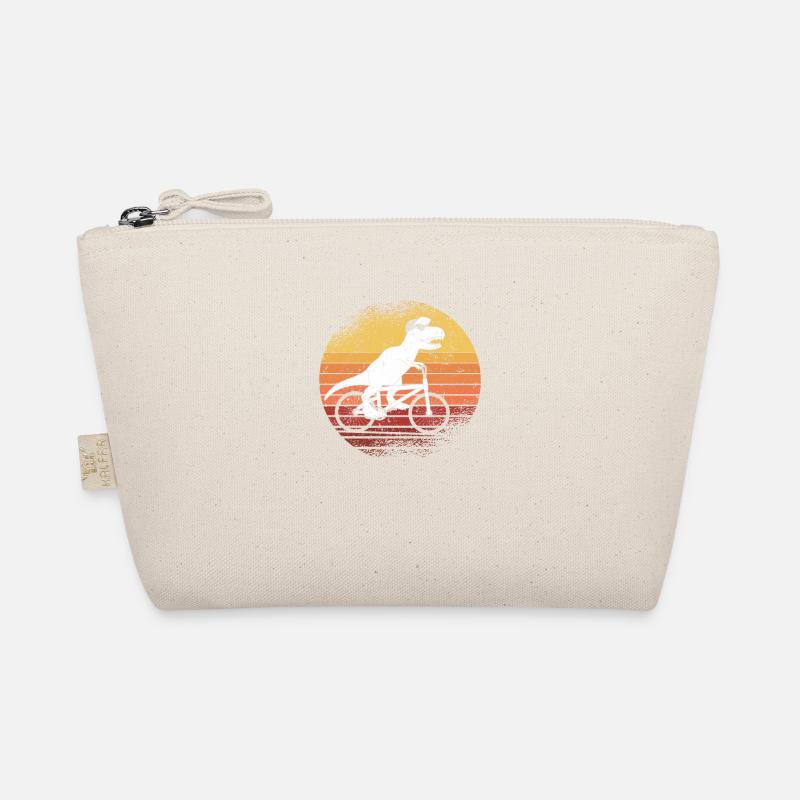 Bicycle T-Rex Lover Bicycle Motocross Dinosaur Organic Pouch