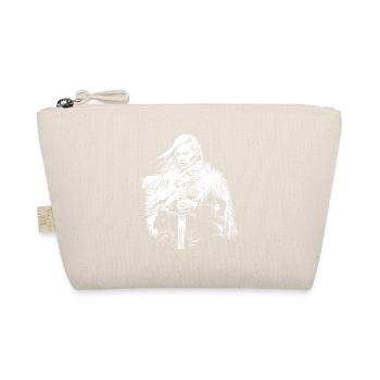Viking Warrior Woman - Organic Pouch - nature - Front