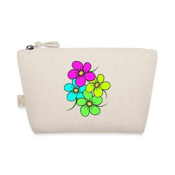 colorful flowers, bouquet, flower tendril, floral - Organic Pouch - nature - Front