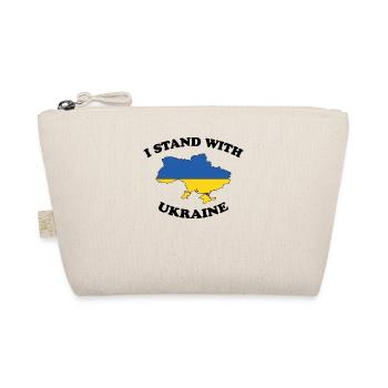 Ich bin auf der Seite der Ukraine Ich stehe zur Ukraine - Bio-Täschchen - Natur - Vorne