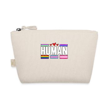 Human LGBT Pride Month Bisexual - Organic Pouch - nature - Front
