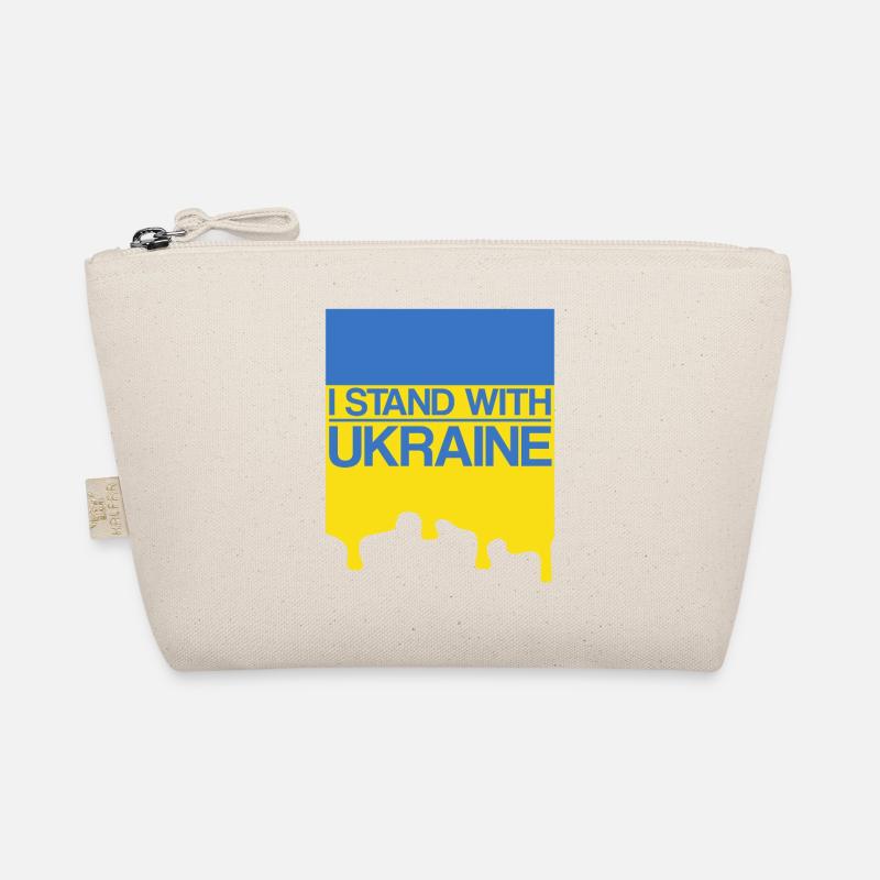 Ich stehe an der Seite der Ukraine mit der Unterstützung der Ukraine Ukrain Bio-Täschchen
