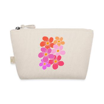 Fleurs, bouquet, vigne fleurie, motif floral - Trousse biologique - nature - Devant