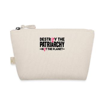 Feminism Equality Women's Power Slogan - Organic Pouch - nature - Front