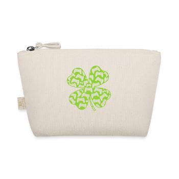 Shamrock Graphic St. Patrick's Day Green Ireland L - Bio-Täschchen - Natur - Vorne