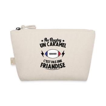 Au Rugby Un Caramel C'est Pas Une Friandise - Trousse biologique - nature - Devant