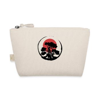 Bonsai tree retro plant Ying Yang Garden - Organic Pouch - nature - Front