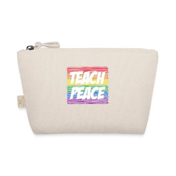 Teach Peace Educator Schwuler Lesbischer - Bio-Täschchen - Natur - Vorne