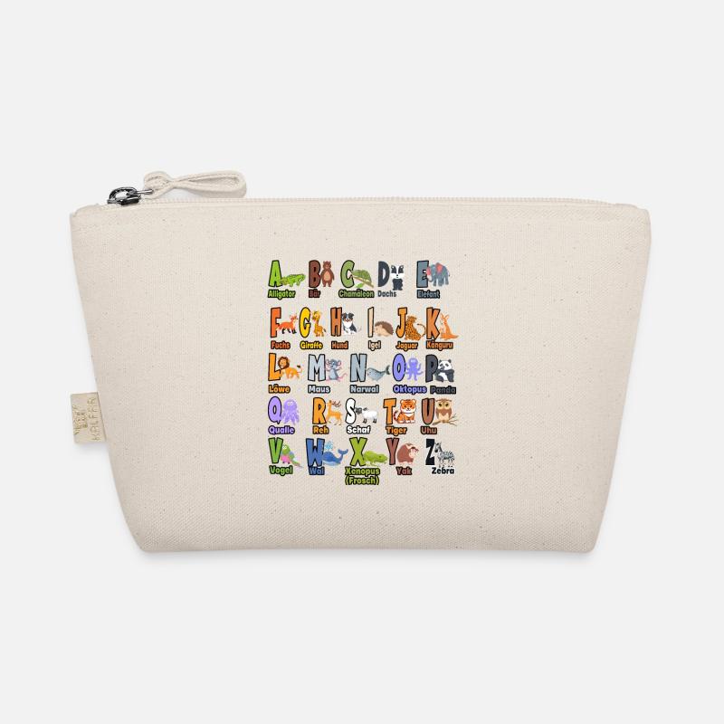 Alphabet Tiere ABCs Lernen - Bio-Täschchen - Natur