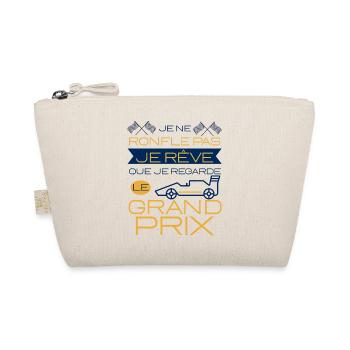 Cadeau humour grand prix course de voiture homme - Trousse biologique - nature - Devant
