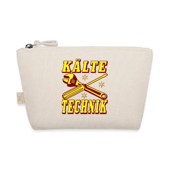 Kälte Technik Retro Design - Bio-Täschchen - Natur - Vorne