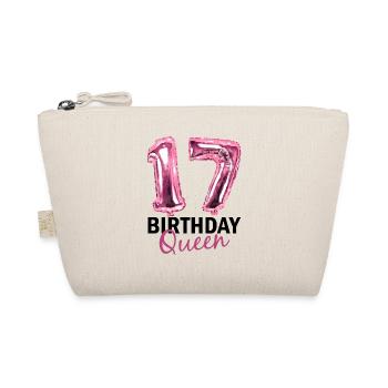 17 ans Anniversaire Cadeau Fille Ballons Imprimer - Trousse biologique - nature - Devant