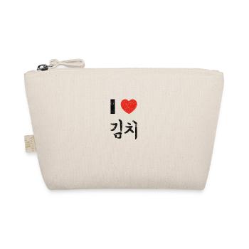 I love Kimchi - Südkorea Korea Seoul K-Pop - Bio-Täschchen - Natur - Vorne
