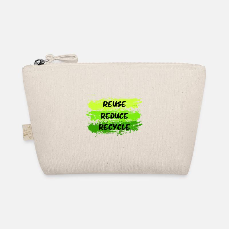 Reduce Reuse Recycle Earth Day Anniversary - Bio-Täschchen - Natur