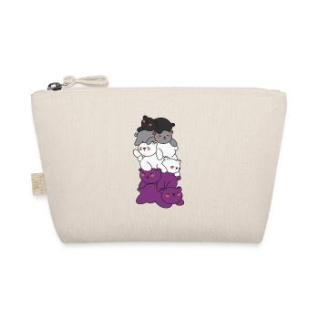 Asexual Flag Pride LGBTQ Bear cute animals - Bio-Täschchen - Natur - Vorne