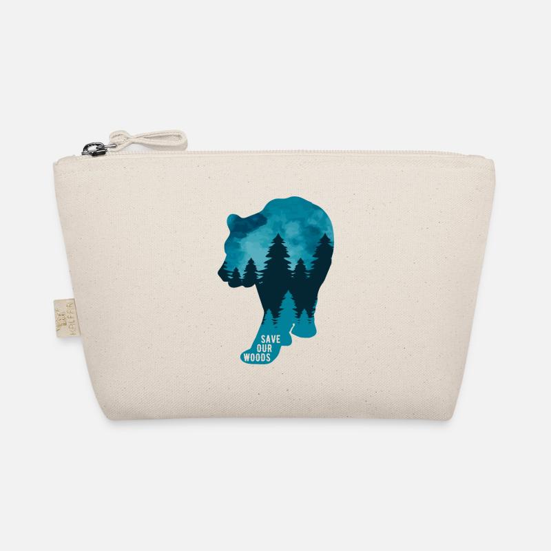Climate Change Environmental Protection Bear Organic Pouch