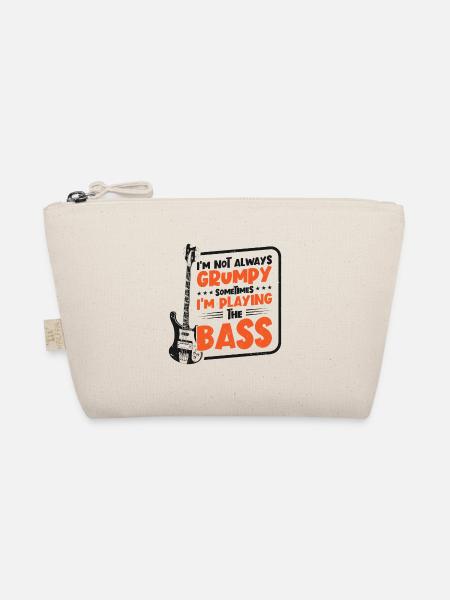 Le bassiste grincheux joue de la basse guitare musique basse basse - Trousse biologique - nature