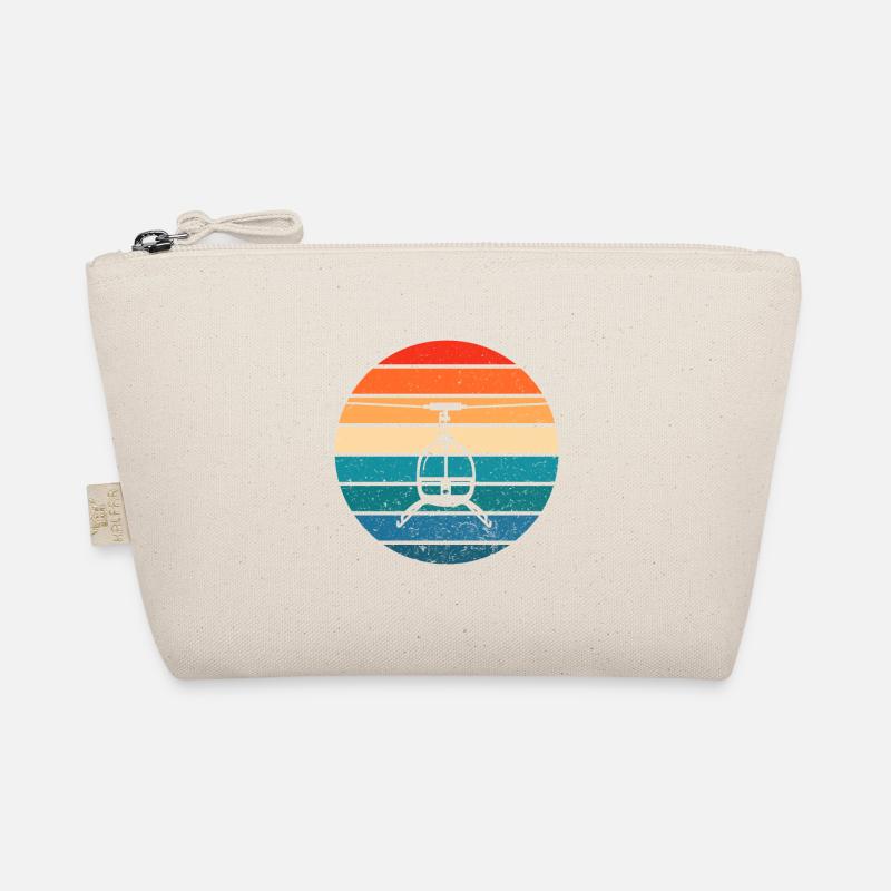 Modellbau Hubschrauber Helikopter Pilot Fliegen Bio-Täschchen