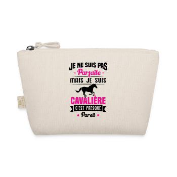 Je ne suis pas parfaite mais je suis cavalière - Trousse biologique - nature - Devant