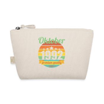 Born October 1992 30 years 30s 30th birthday - Organic Pouch - nature - Front