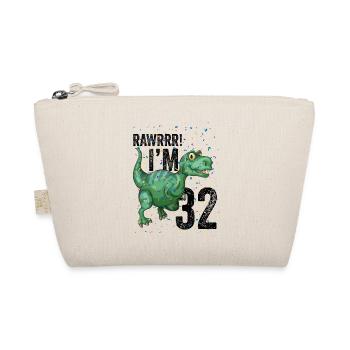 Rawrrr J’ai 32 ans Drôle d’anniversaire - Trousse biologique - nature - Devant