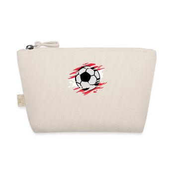 Austria soccer and Austrian flag - Organic Pouch - nature - Front