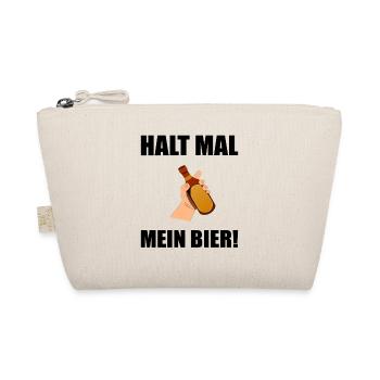 Halt mal mein Bier - Bio-Täschchen - Natur - Vorne