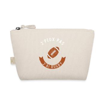 J'peux pas j'ai Rugby Cadeau - Trousse biologique - nature - Devant
