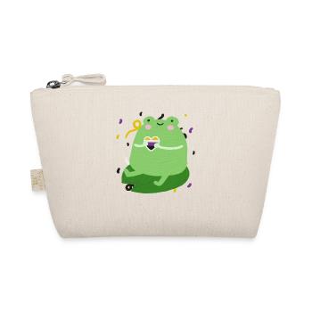 Grenouille douce avec des couleurs de drapeau de fierté non binaires - Trousse biologique - nature - Devant