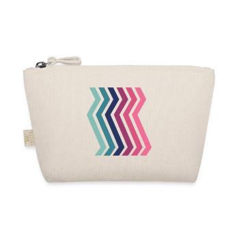 Geometrische Muster Retro Arcs Geometric Pattern - Bio-Täschchen - Natur - Vorne
