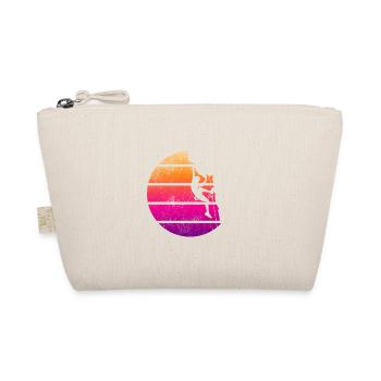 Klettern Bouldern Climbing für Kletterer - Bio-Täschchen - Natur - Vorne