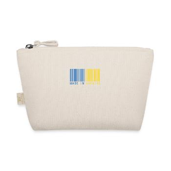 Made in Ukraine - Barcode - Bio-Täschchen - Natur - Vorne