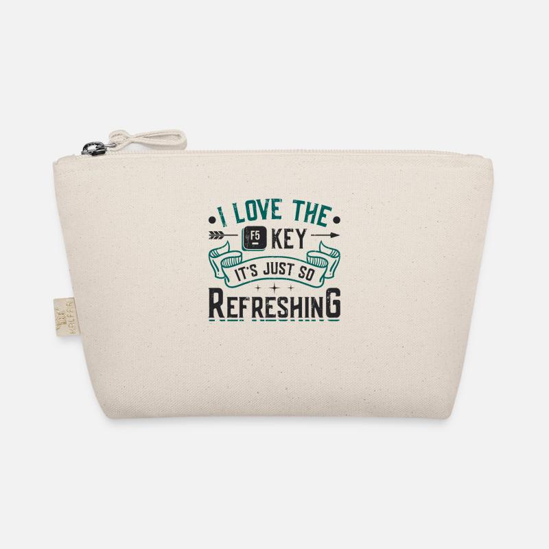 F5 key is refreshing, funny web designer Organic Pouch