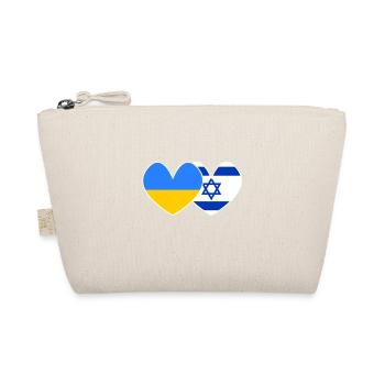Ukraine und Israel Unterstützung - Bio-Täschchen - Natur - Vorne