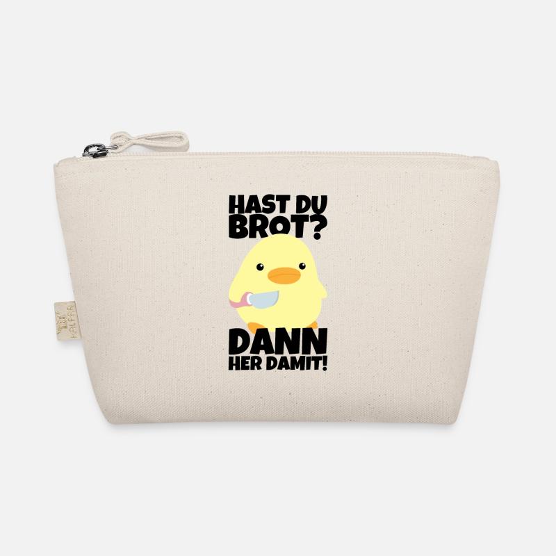 Do you have bread? Duck with Knife Meme Funny Saying Organic Pouch