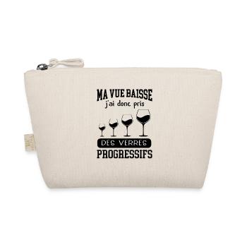 Cadeau humour myope apéro - Trousse biologique - nature - Devant