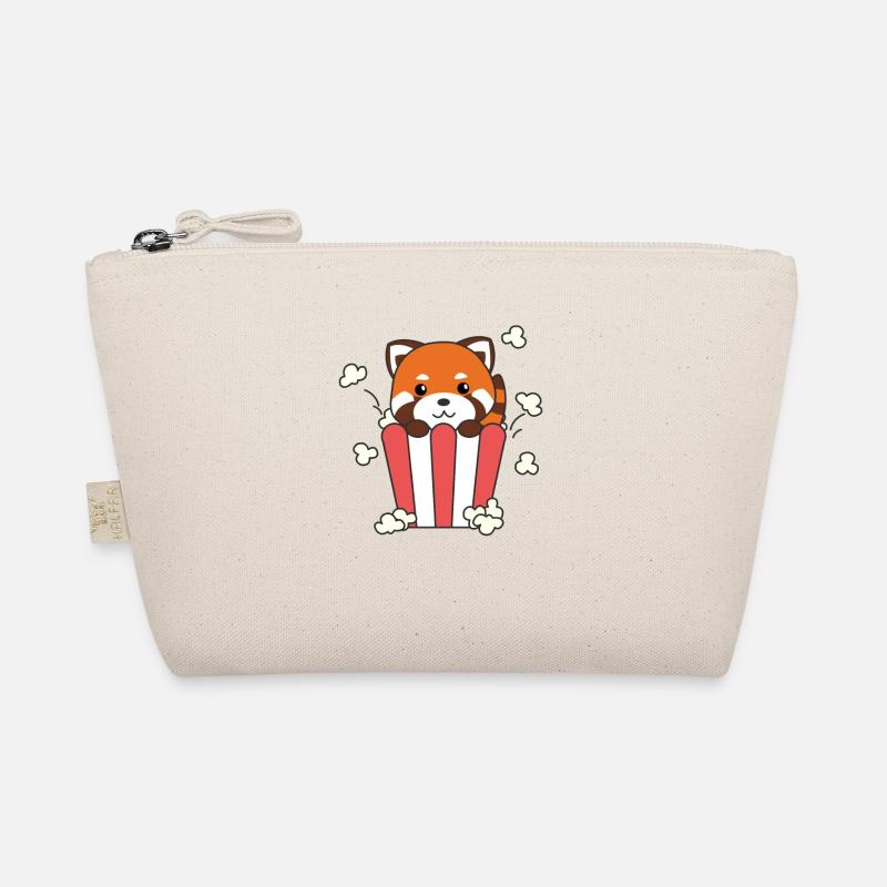 Red Panda Popcorn Time jeu de mots amusant Trousse biologique