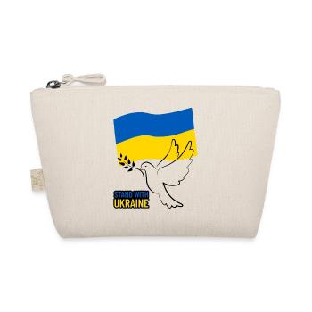 Drapeau de l’Ukraine avec motif d’aile - Trousse biologique - nature - Devant